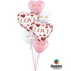 Bukiet 868 Love at First Sight! Qualatex #97185-2 97147-4